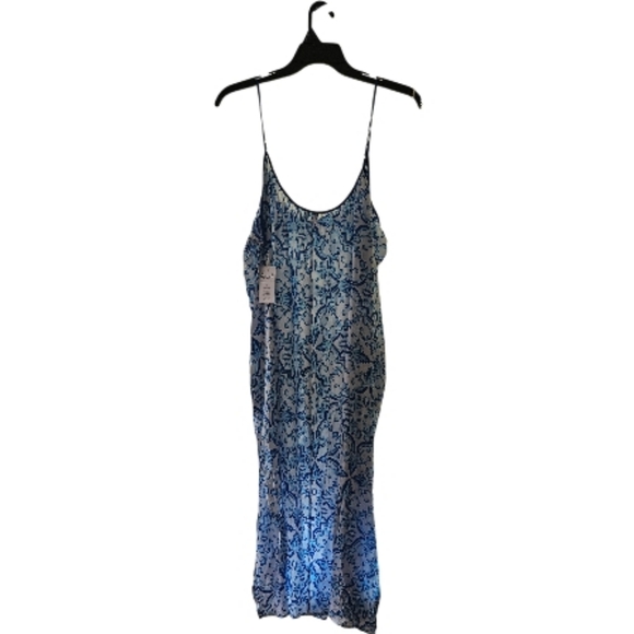 Joyspun Patterned Plus Size Strappy Maxi Dresses Nightgown Size 4X - Picture 7 of 10